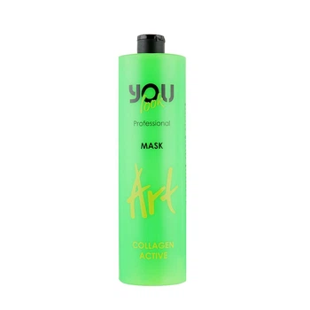 Маска для пошкодженого волосся з колагеном You Look Professional Art Collagen Active Mask 1000 мл