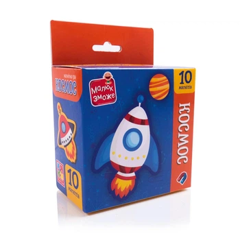 Развивающая игра Vladi Toys – Магнитный набор «Космос», магниты для детей VT3106-34