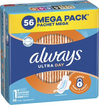 Гигиенические прокладки Always Ultra Normal размер 1, 56 шт (4 капли)
