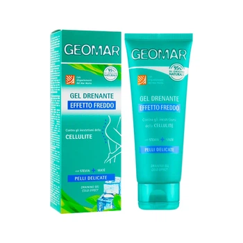 Антицеллюлитный дренажный гель для тела против целлюлита Geomar