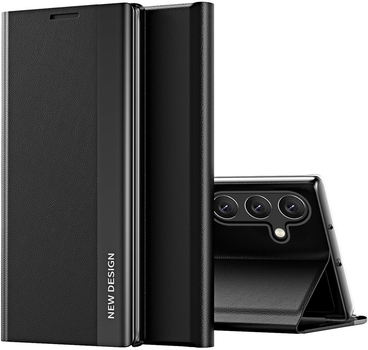 Etui z klapką Hurtel Sleep Case Pro do Samsung Galaxy S25 Plus Black (5907769368028)