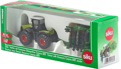 Traktor z siewnikiem Siku Farmer S1826 (4006874018260)