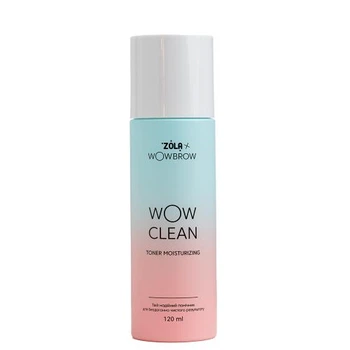 Профессиональный очищающий тонер для глаз Zola х WowBrow Wow Clean Toner Moistyrizing 120 мл