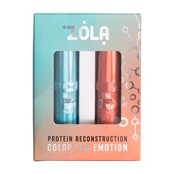Набор для ламинирования бровей и ресниц Zola COLOR LAB EMOTION BROW&LASH PROTEIN RECONSTRUCTION SYSTEM 2 шт х 10 мл