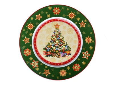 Тарелка Christmas collection Елка Lefard 26 см 986-061 фарфор