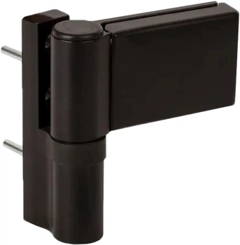 Петля дверна Astex DHV RAL 9005 15-20 мм Чорна (DHV 15-20 RAL9005)