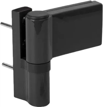 Петля дверна Astex DHV RAL 7024 15-20 мм Графіт (DHV 15-20 RAL7024)