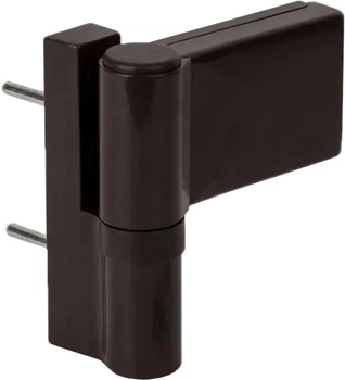 Петля дверна Astex DHV RAL 8019 15-20 мм Коричнева (DHV 15-20 RAL8019)