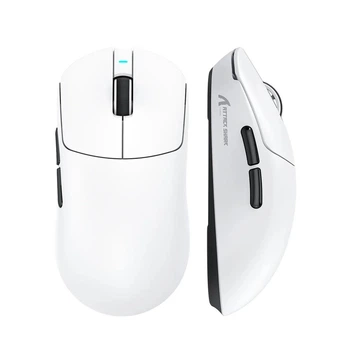 Ігрова бездротова миша ATTACK SHARK X8SE, 55g, 25000DPI, PAW3311, Bluetooth + 2,4G, Біла/White
