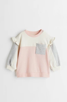 Свитшот H&M 68см розово серый 1511089753