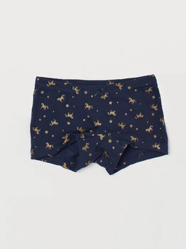 Трусики H&M 122 128см темно синий принт 1510688916