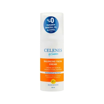 Крем для комбинированной и жирной кожи лица с облепихой Celenes