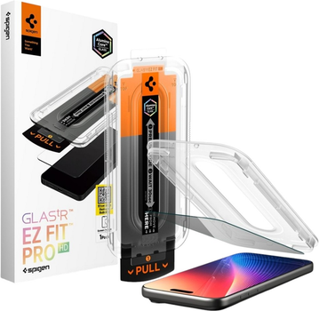 Захисне скло Spigen Glas.tR EZ Fit Pro HD Privacy для Apple iPhone 17 Pro/17/16 Pro (AGL10098)