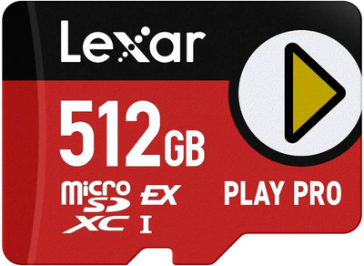 Karta pamięci Lexar Play Pro microSDXC 512GB UHS-I Express (LMSXPS0512G-BNNNG)