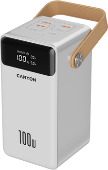 УМБ Canyon OnPower 610 metal 60000 mAh 100W White (CNS-CPB610W)