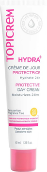 Krem nawilżający do twarzy Topicrem Hydra+ Spf50 40 ml (3700281704907)