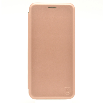 Кожаный чехол-книжка Baseus Premium Edge для Xiaomi Redmi 10A rose gold