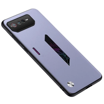 Кожаный чехол - накладка CODE Tactile Experience для Asus ROG Phone 6 / 6 Pro лаванда