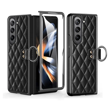 Чехол-накладка Lingge для Samsung Galaxy Z Fold5 black