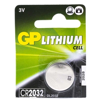 Батарейка GP CR2032 Lithium 3V Silver