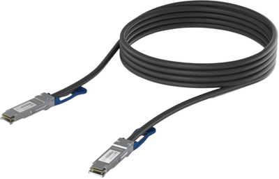 Kabel Ubiquiti 100G Direct Attach QSFP28 - QSFP28 3 m Black (UACC-DAC-QSFP28-3M)