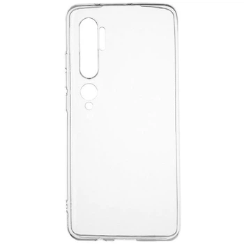 Прозрачный силиконовый чехол накладка Oucase для Xiaomi Mi CC9 Pro / Note 10 / 10 Pro, Transparent