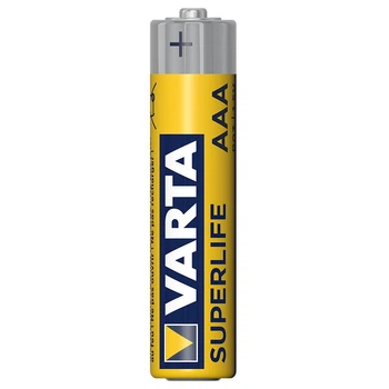 Батарейка Varta Superlife AAA R03 Zinc-Carbon Yellow