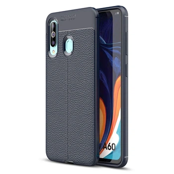 Чехол накладка Auto Focus для Samsung Galaxy M40 / A60 Dark Blue