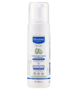 Пінка-шампунь для новонароджених Mustela BeBe 150 мл (3504105034405)