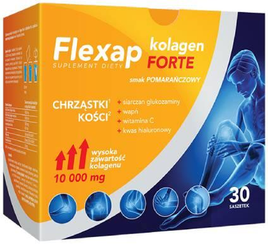 Suplement diety Paso Kolagen Flexap Forte 30 saszetek Pomarańcz (5902012698464)
