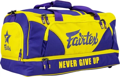 Спортивная сумка Fairtex BAG2 Purple/Yellow (BAG2_Purple/Yellow)