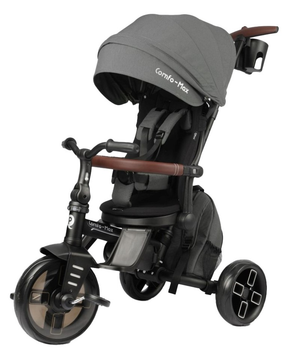 Rowerek trójkołowy Qplay Comfo Max Grey (5061047482285)