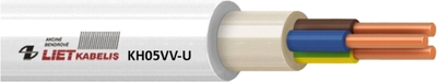 Kabel Lietkabelis KH05VV-U/NYM 3 x 1.5 10 m Biały (4779026552409)