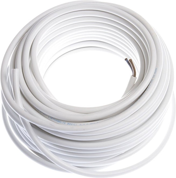 Kabel Lietkabelis BVV-LL 2 x 1.5 25 m Biały (4779016547194)
