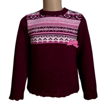 Джемпер для девочки Dr.Kid 280--480 бордовый 98