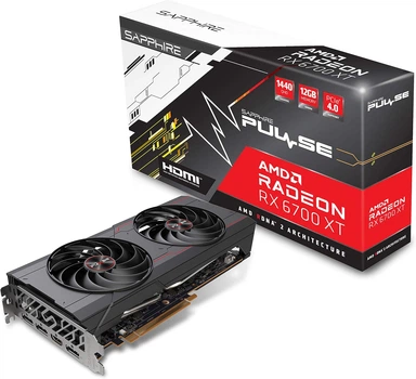 Відеокарта Sapphire AMD Radeon RX 6700 XT Pulse Gaming OC 12Gb