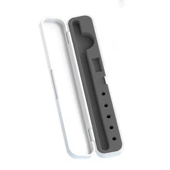 Кейс для хранения стилуса Apple Pencil (1-2 поколение) Бело-cерый