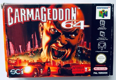 Картридж для Nintendo 64 - Carmageddon 64, английская версия, Б/У