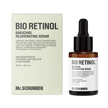 Омолоджувальна сироватка для обличчя Bio Retinol з бакучіолом Mr.SCRUBBER 30мл