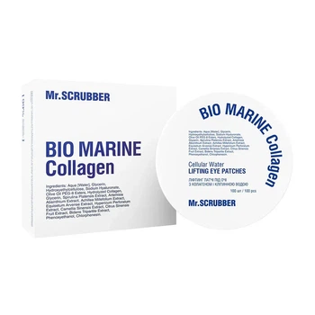 Лифтинг патчи под глаза Bio Marine Collagen с коллагеном и клеточной водой Mr.SCRUBBER 100шт