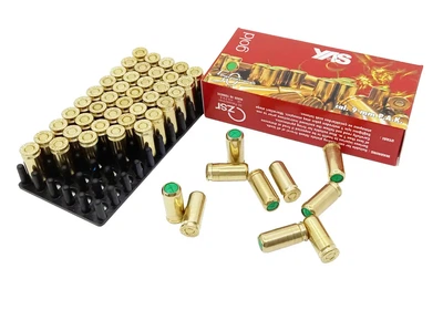Патрон холостой YAS Gold 9 мм, пистолетный (50 шт)