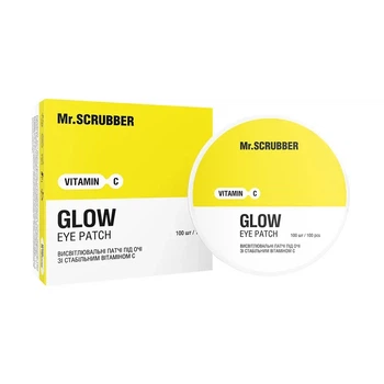 Висвітлювальні патчі під очі Glow Vitamin C зі стабільним вітаміном С Mr.SCRUBBER 100шт