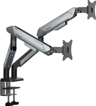 Настільне кріплення для двох моніторів Anda Seat Stealth PRO II Duo 17’’-42’’ Titanium