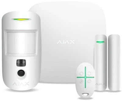 Комплект охранной сигнализации Ajax StarterKit Cam 16583.42.WH1/20293.58.WH1/25468.58.WH1 White