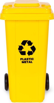 Контейнер для пластику ModernHome by Multistore MO-120G-13-K 120 л Жовтий (5905817010165)