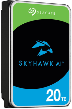 Dysk twardy Seagate SkyHawk AI 20TB 7200rpm 512MB 3.5" SATA III (ST20000VE004)