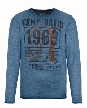 Лонгслів чоловічий CAMP DAVID (CG2111-4506-31/22-2) Синій XL