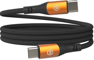Kabel Hammer USB Type-C - USB Type-C 1m Black (5902983635055)