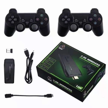 Многофункциональная игровая приставка Data Frog Y3 Lite 64 ГБ M8 Game Stick HDMI с 2 беспроводными геймпадами