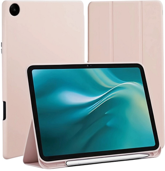 Etui z klapką Etteri do Samsung Galaxy Tab A9 8.7" Pink (5907504541693)